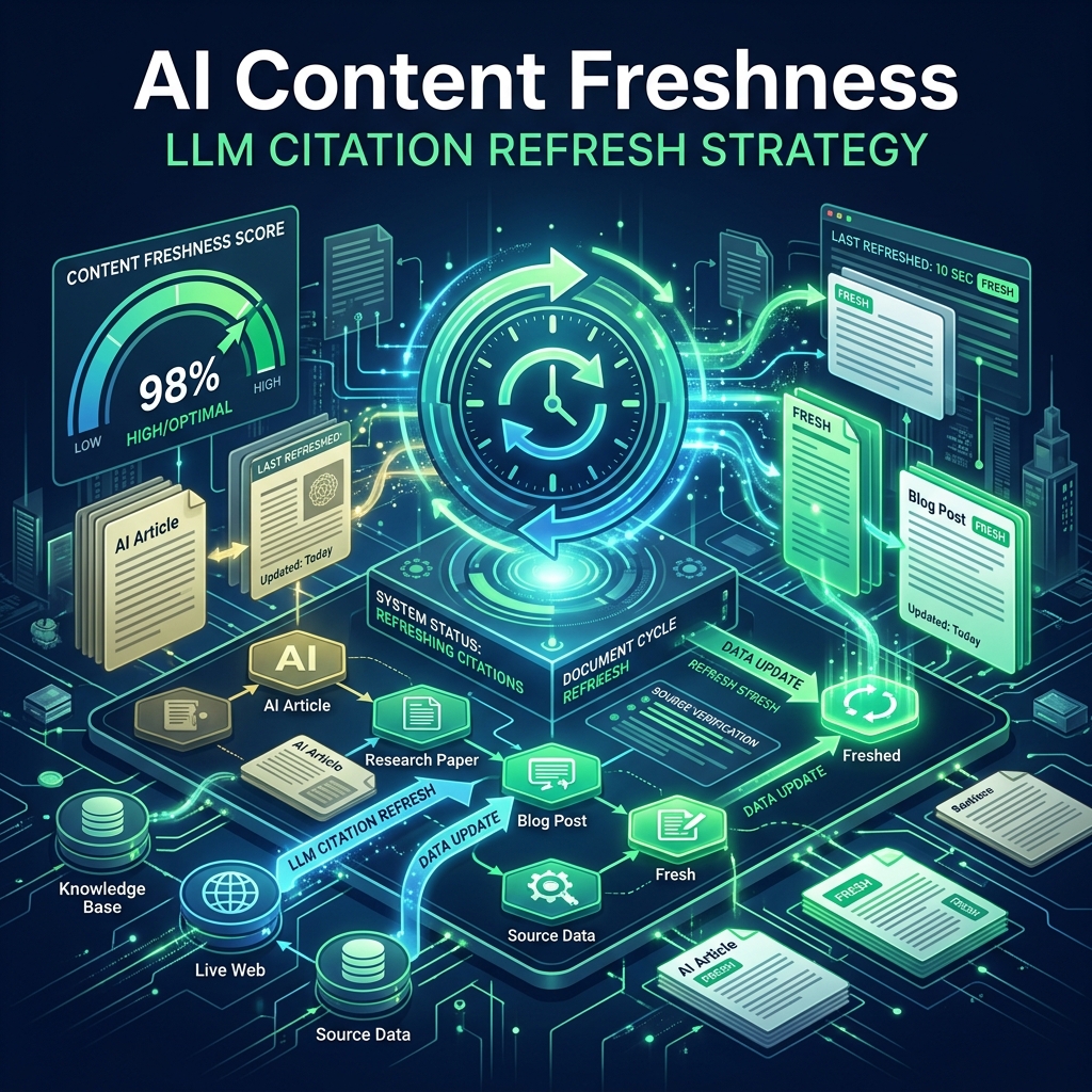 AI Content Freshness: When and How to Refresh Content for LLM Citations