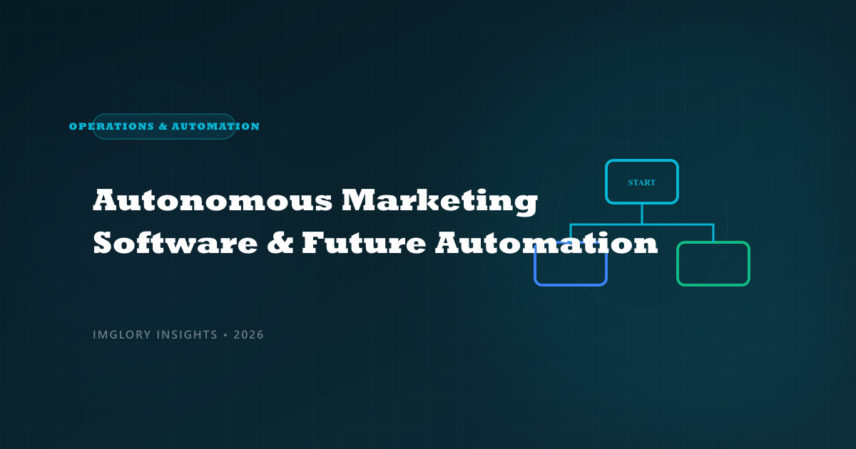 Autonomous Marketing Software and the Future of Marketing Automation in 2026