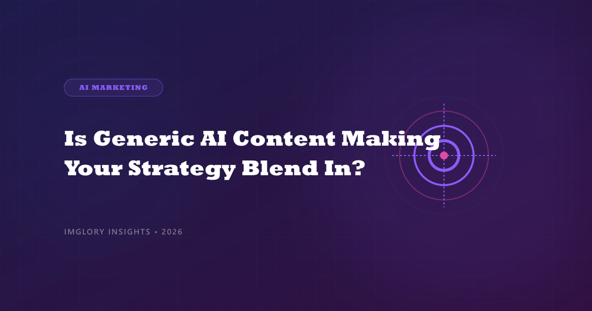 Is Generic AI Content Risk Making Your Marketing Strategy Blend In?
