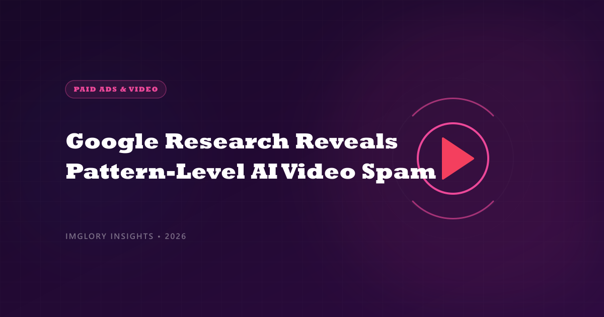 Google Research Reveals Pattern-Level AI Video Spam Detection