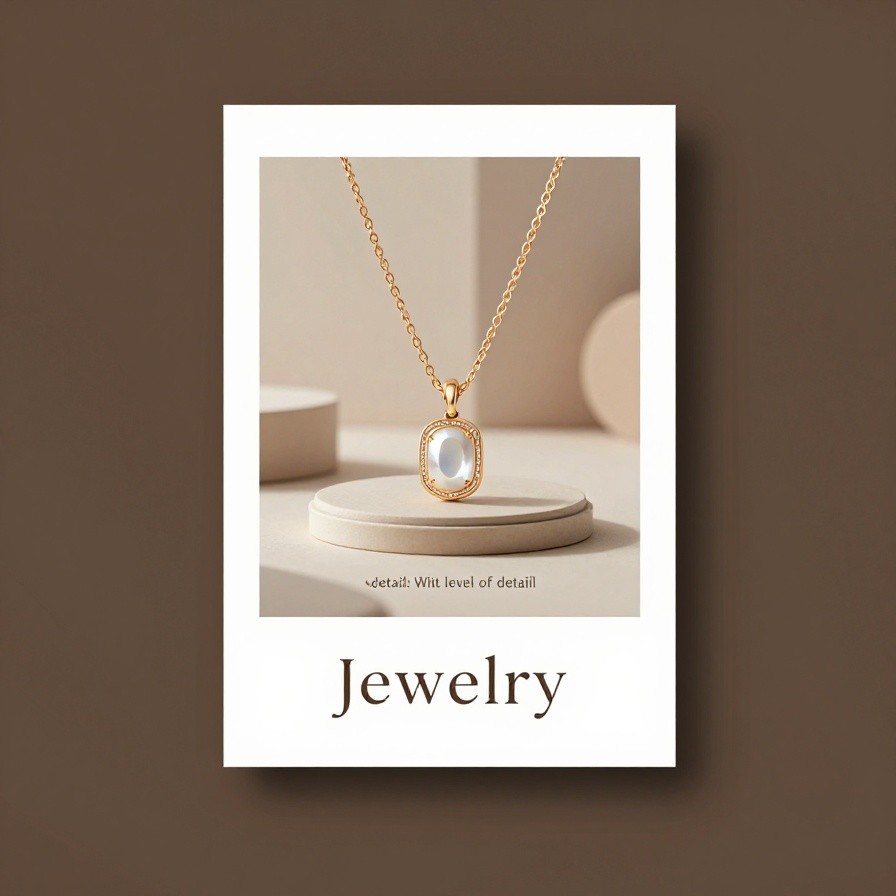 Minimalist Jewelry Advertisement sample 1