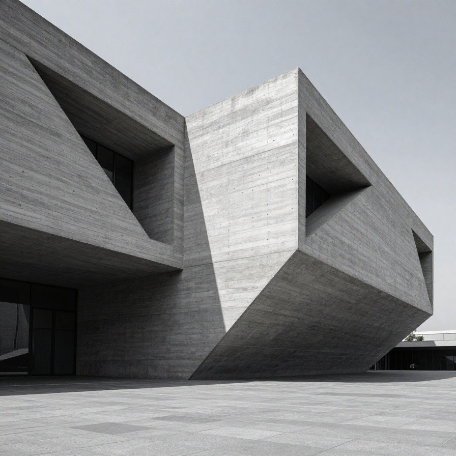 Brutalist Concrete Museum sample 1