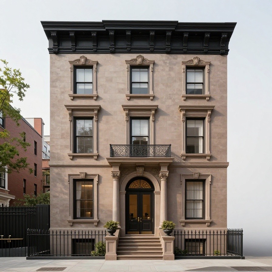 Classic NYC Historic Brownstone sample 1