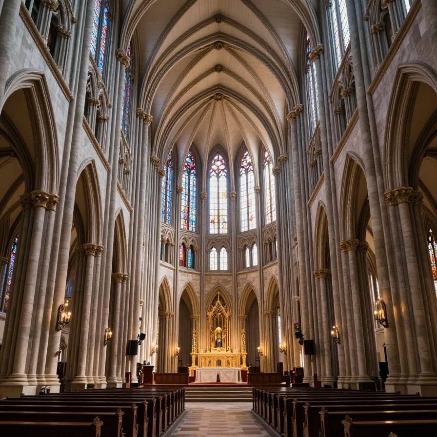 Gothic Cathedral Interior sample 1