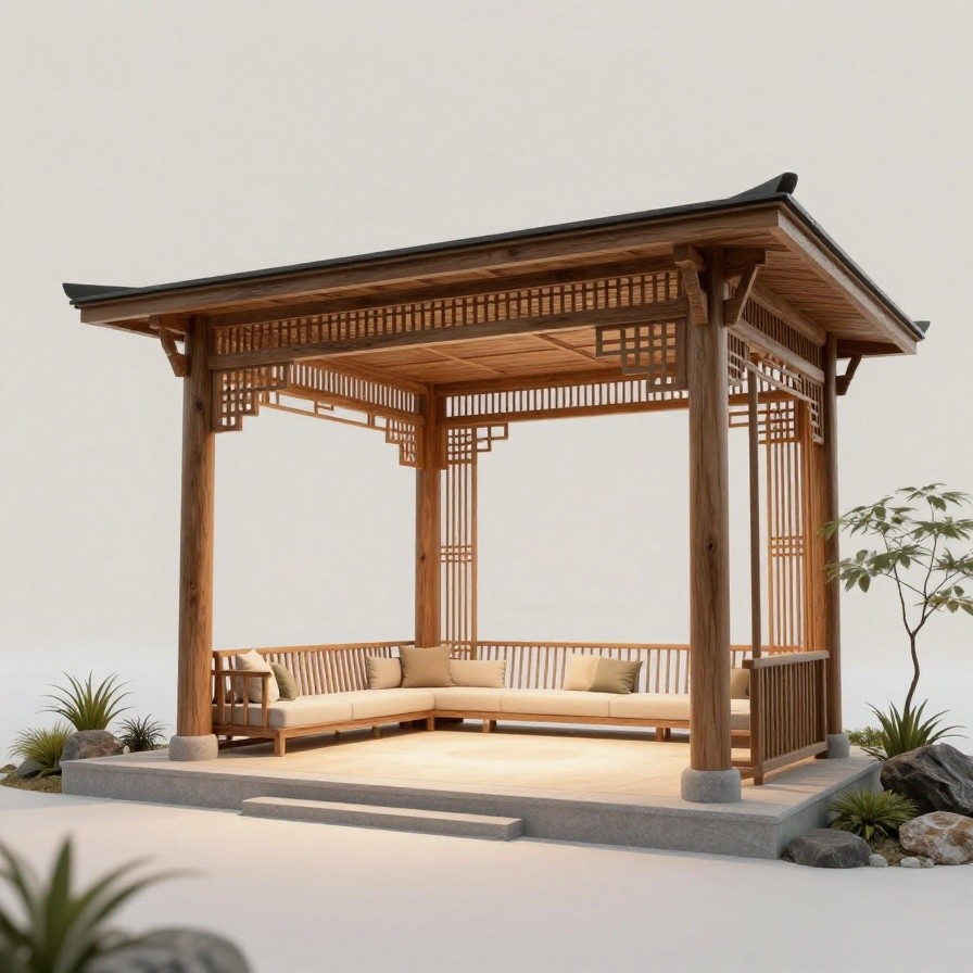 Green Eco-Friendly Pavilion sample 1