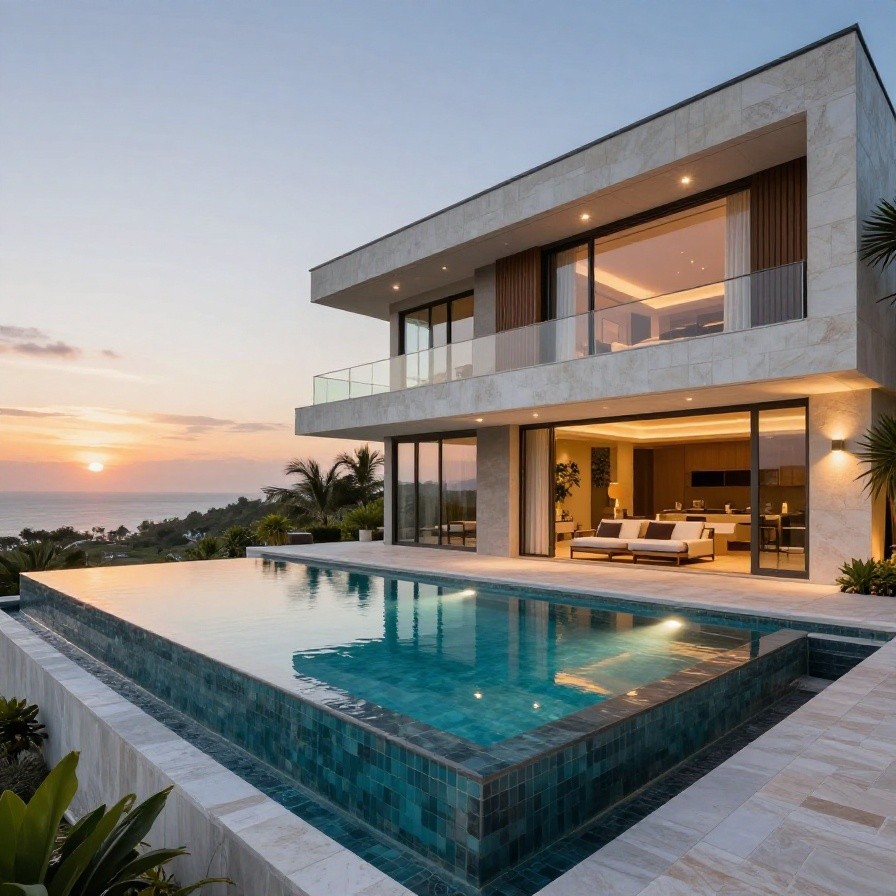 Luxury Villa with Pool View sample 1