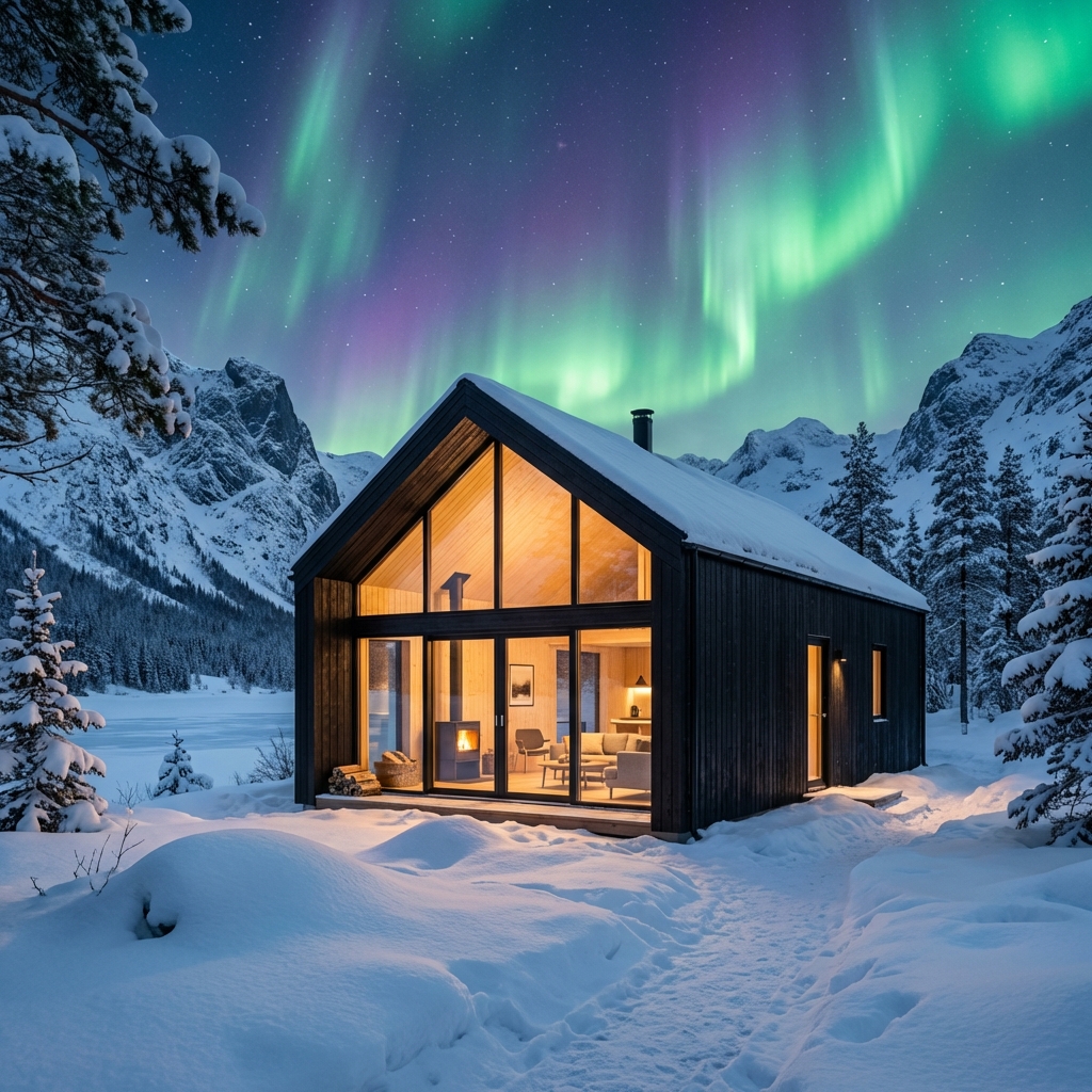 Minimalist Mountain Cabin sample 1