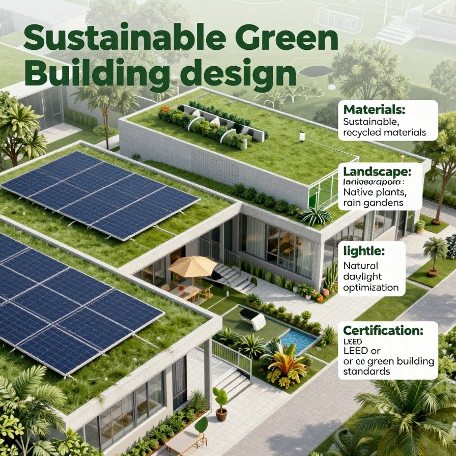 Sustainable Green Building Design sample 1