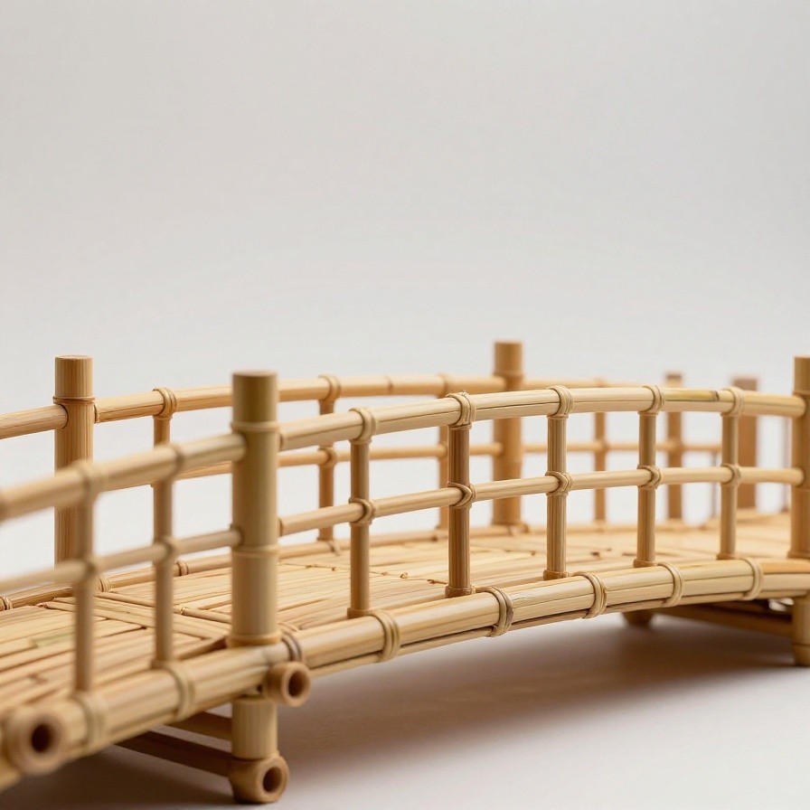 Traditional Bamboo Forest Bridge sample 1