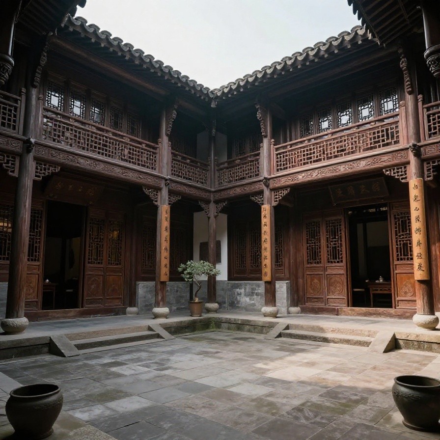 Traditional Courtyard sample 1