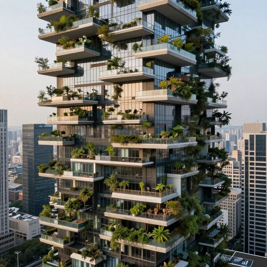 Vertical Forest Skyscraper sample 1