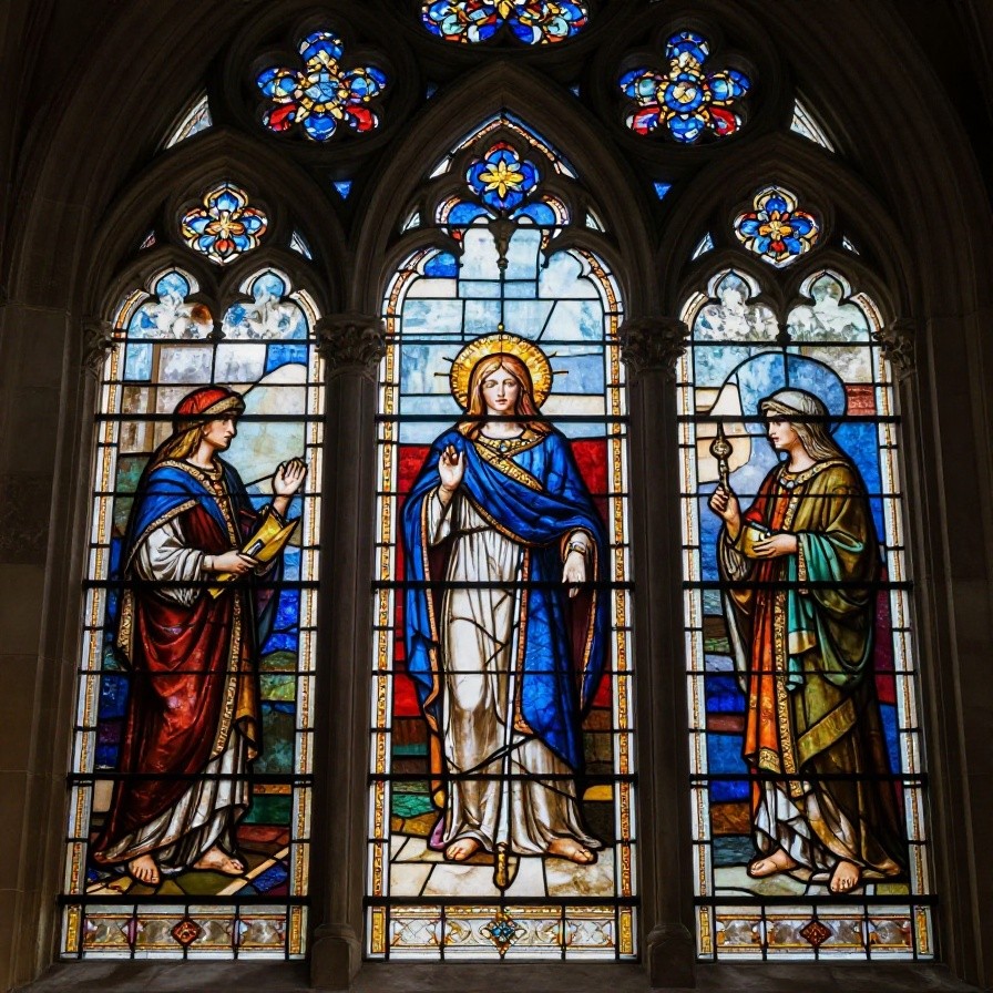 Gothic Stained Glass Concept sample 1
