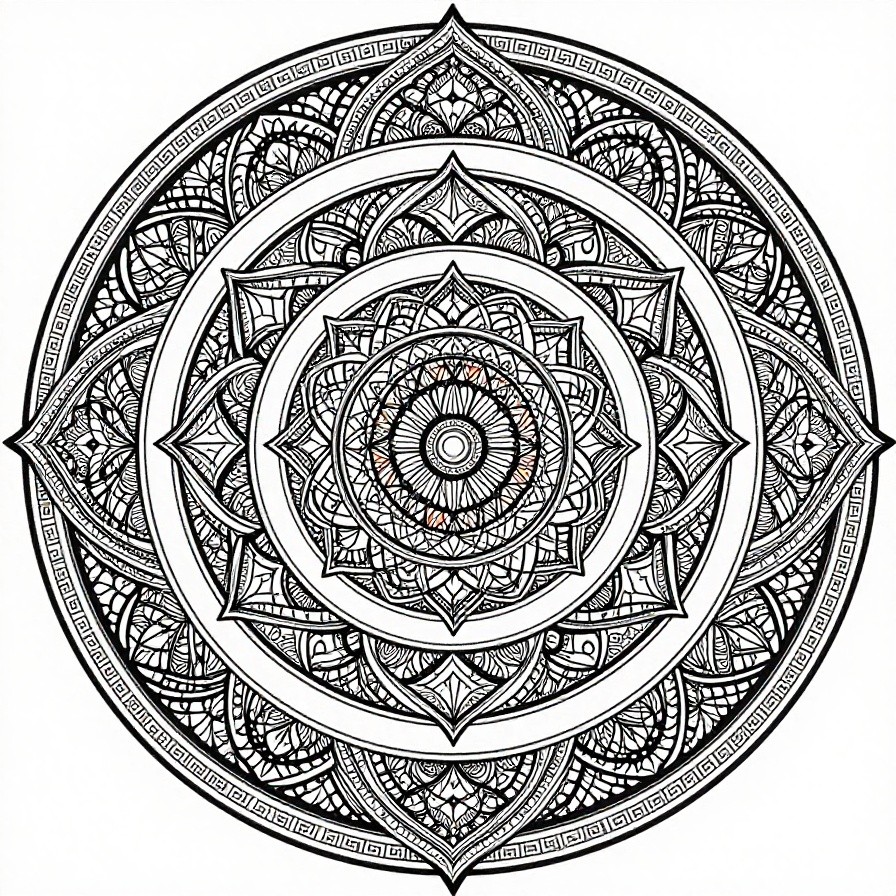 Mandala Pattern Design sample 1