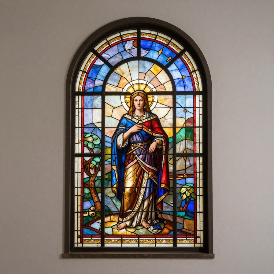 Stained Glass Cathedral Window sample 1
