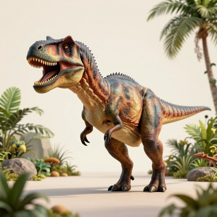 Jurassic Dinosaur Jungle Chase sample 1