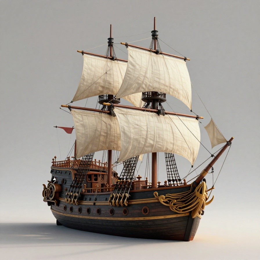 Pirate Ship Ocean Storm sample 1