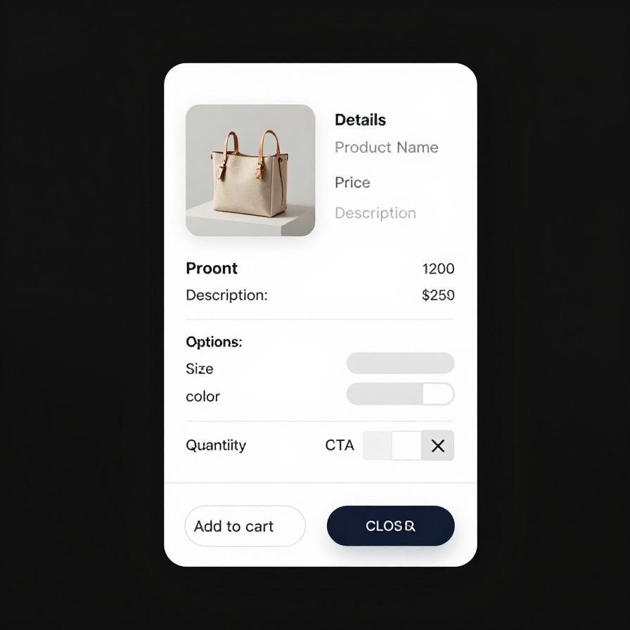 Product Quick View Modal sample 1