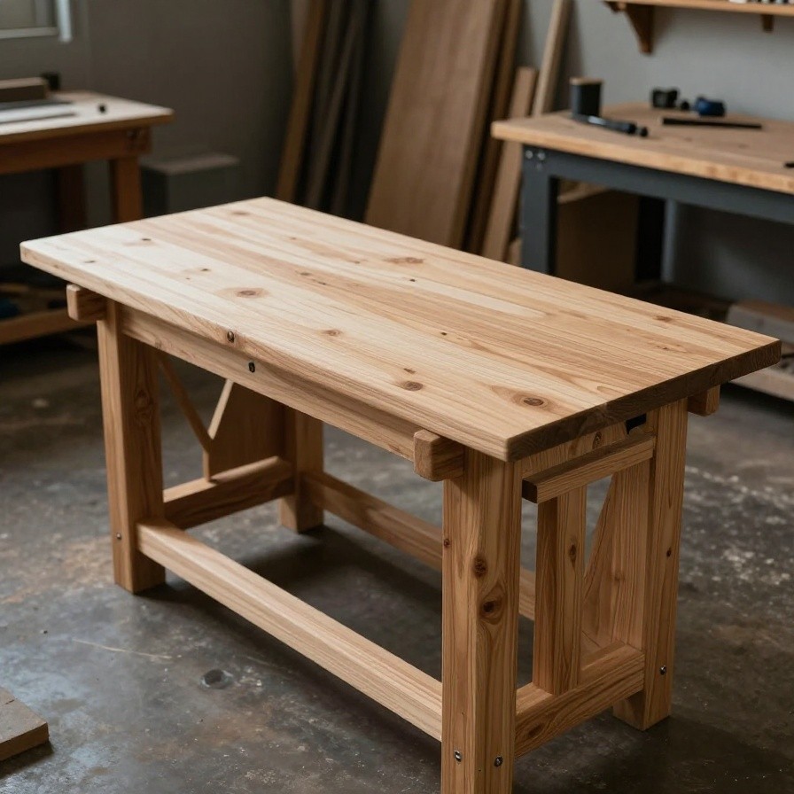 DIY Woodworking Workbench sample 1
