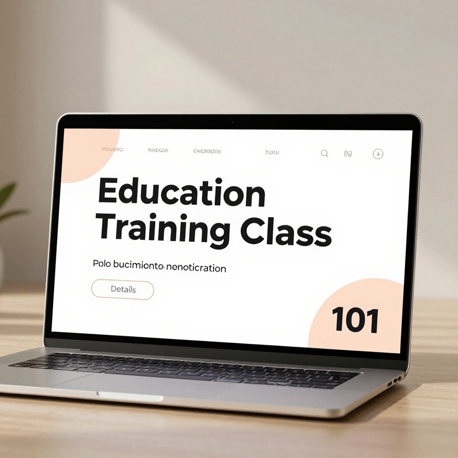 Education Training Layout 101 sample 1