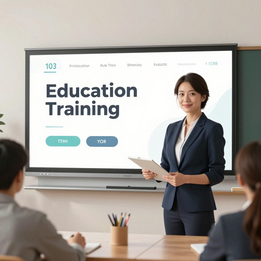 Education Training Layout 103 sample 1