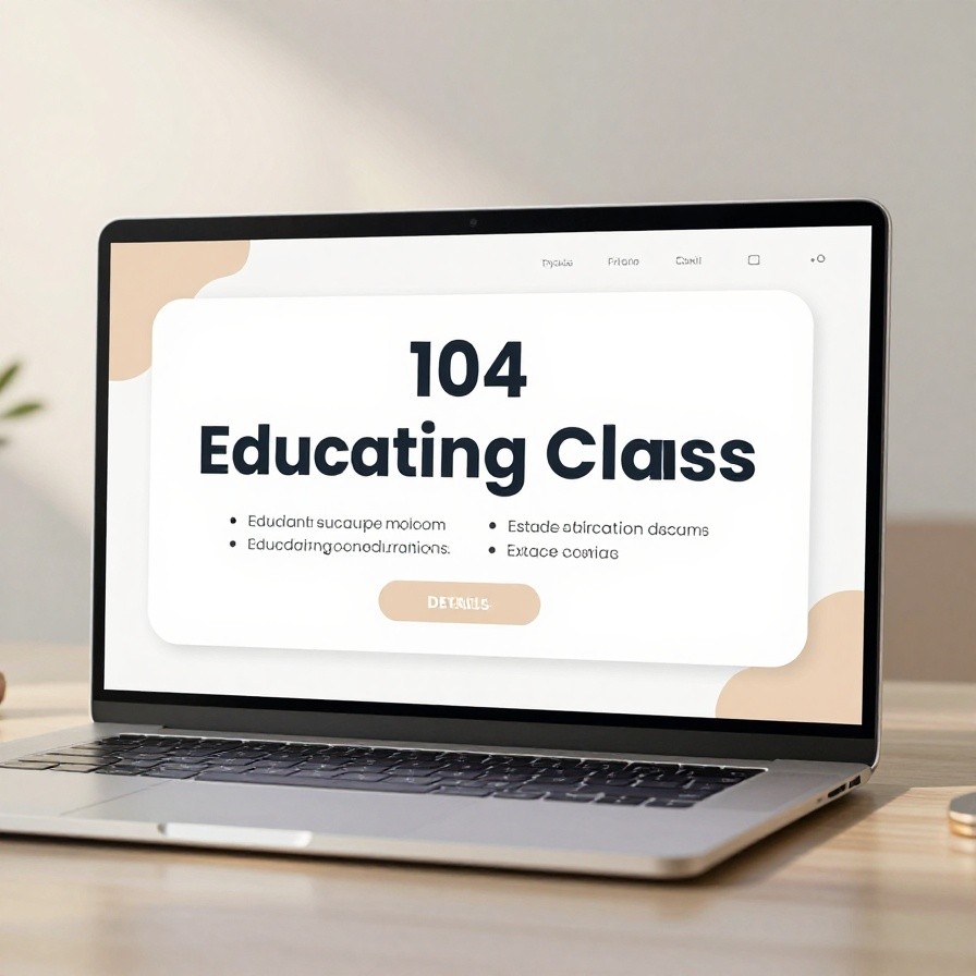 Education Training Layout 104 sample 1