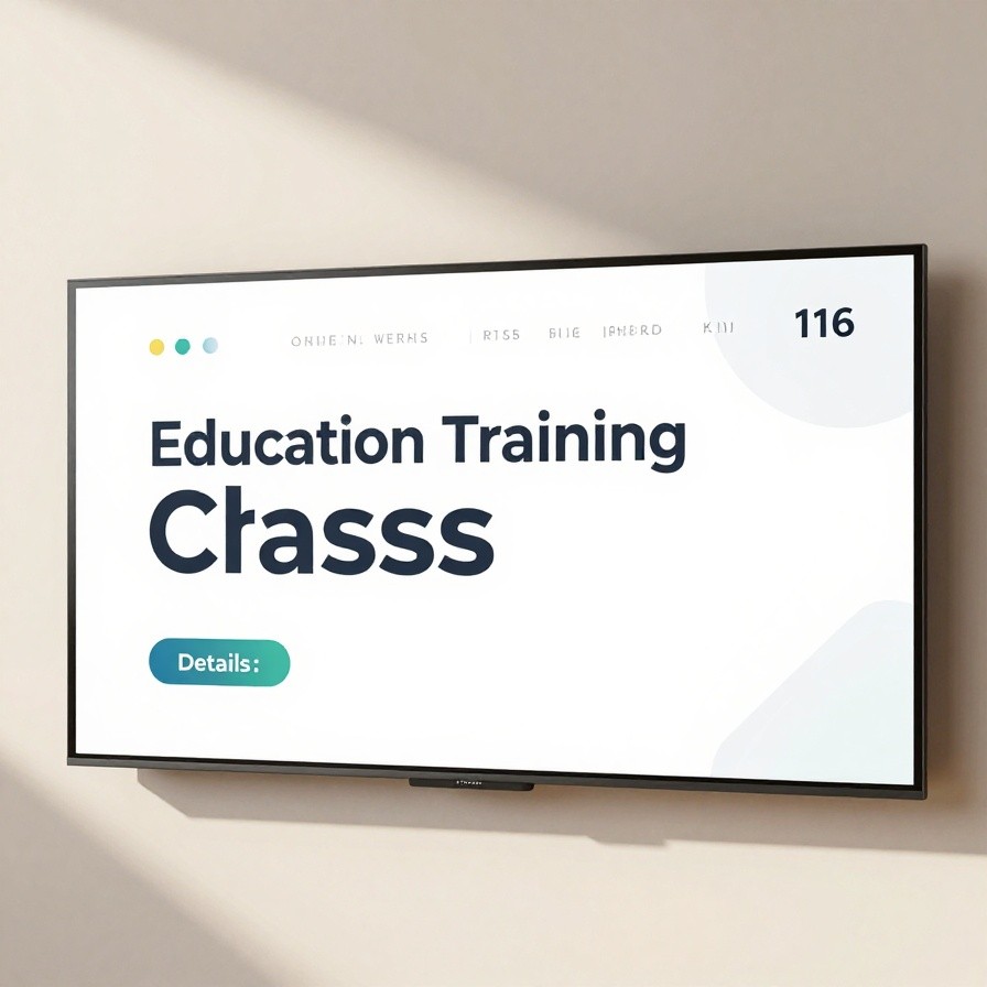 Education Training Layout 116 sample 1