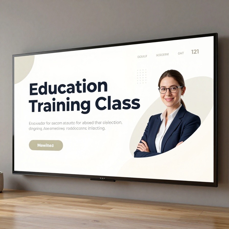 Education Training Layout 121 sample 1