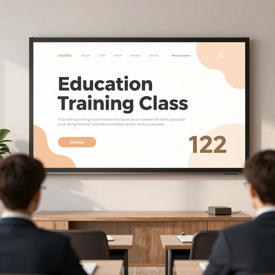 Education Training Layout 122 sample 1