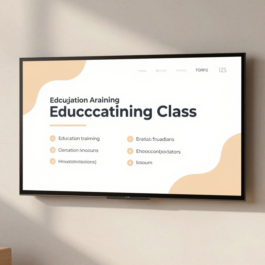 Education Training Layout 125 sample 1