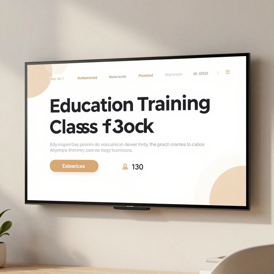 Education Training Layout 130 sample 1
