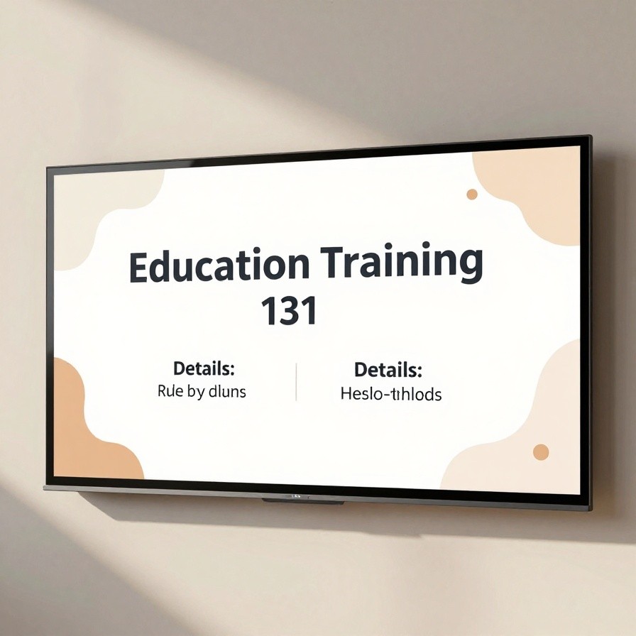 Education Training Layout 131 sample 1