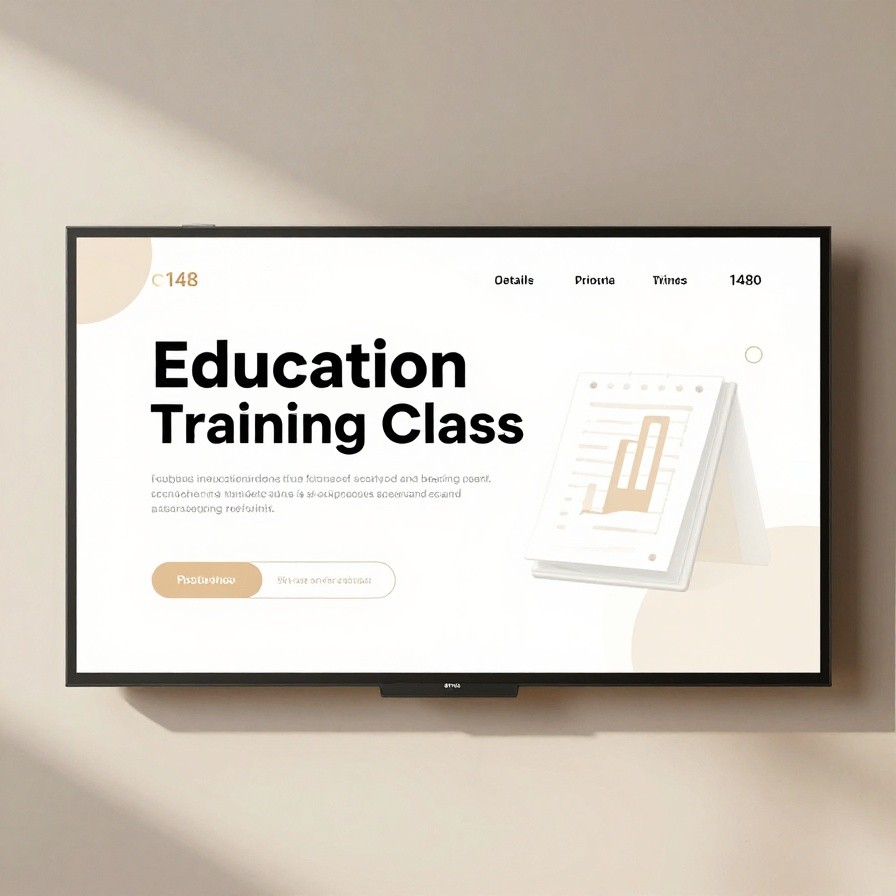 Education Training Layout 148 sample 1