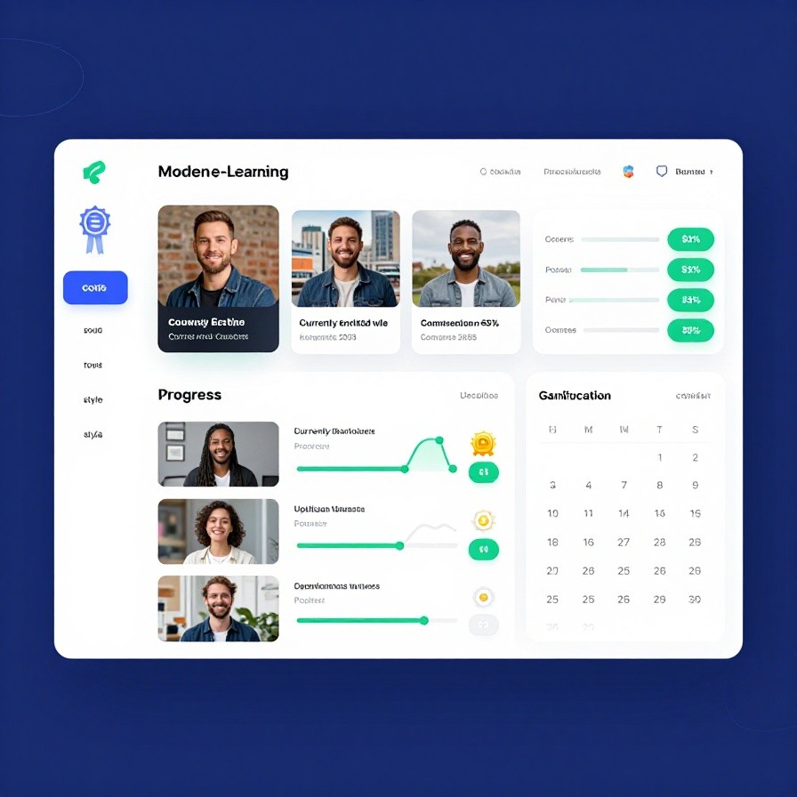 Interactive Learning Dashboard sample 1