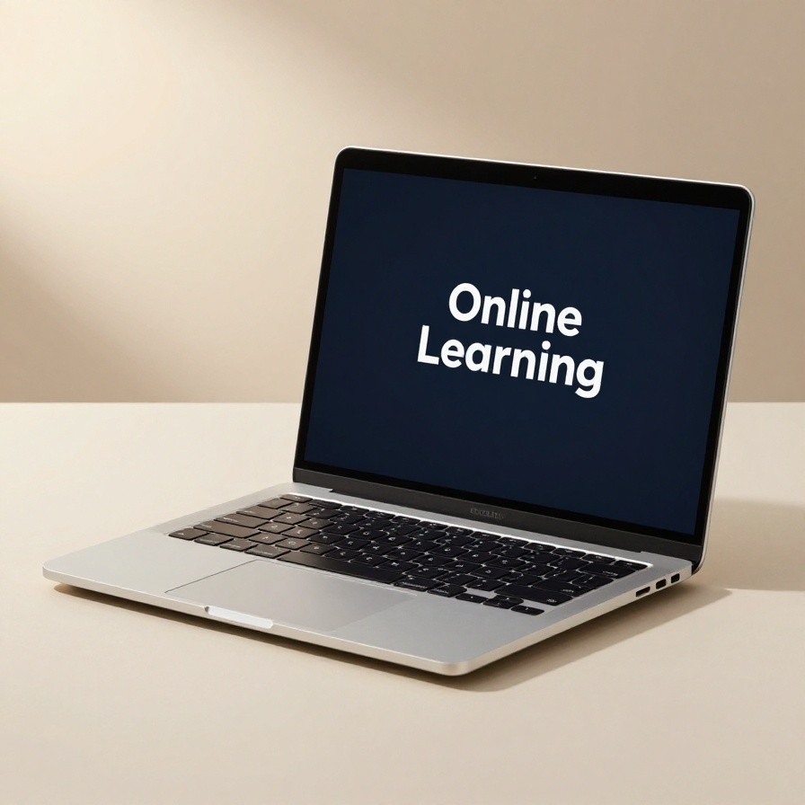 Online Learning College Student Laptop sample 1