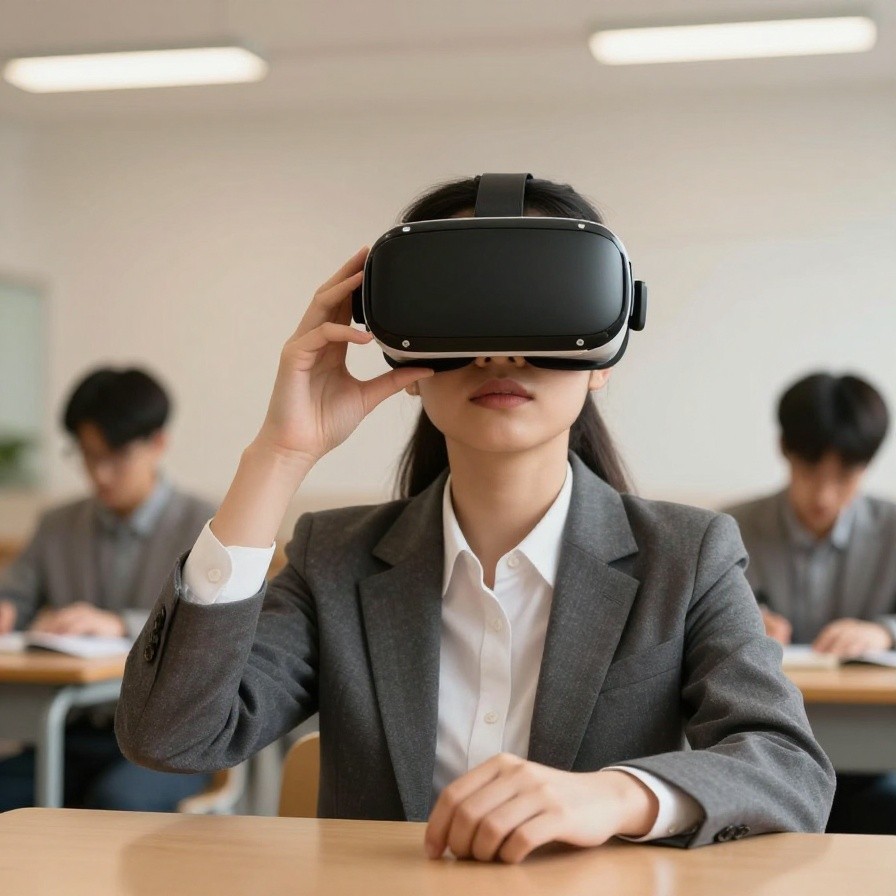 Virtual Reality Classroom Students VR sample 1