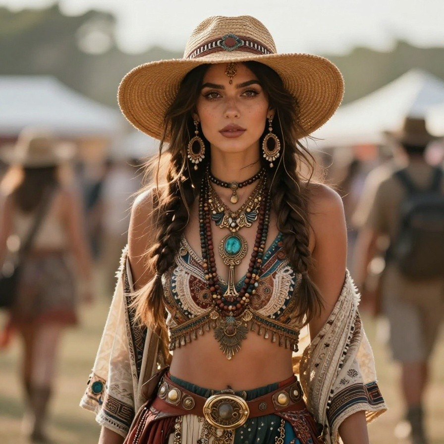 Boho Chic Festival Look sample 1