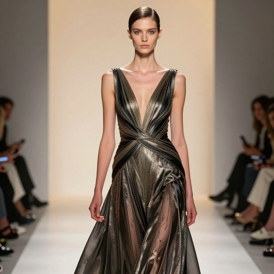 Editorial Avant-Garde Runway Model sample 1