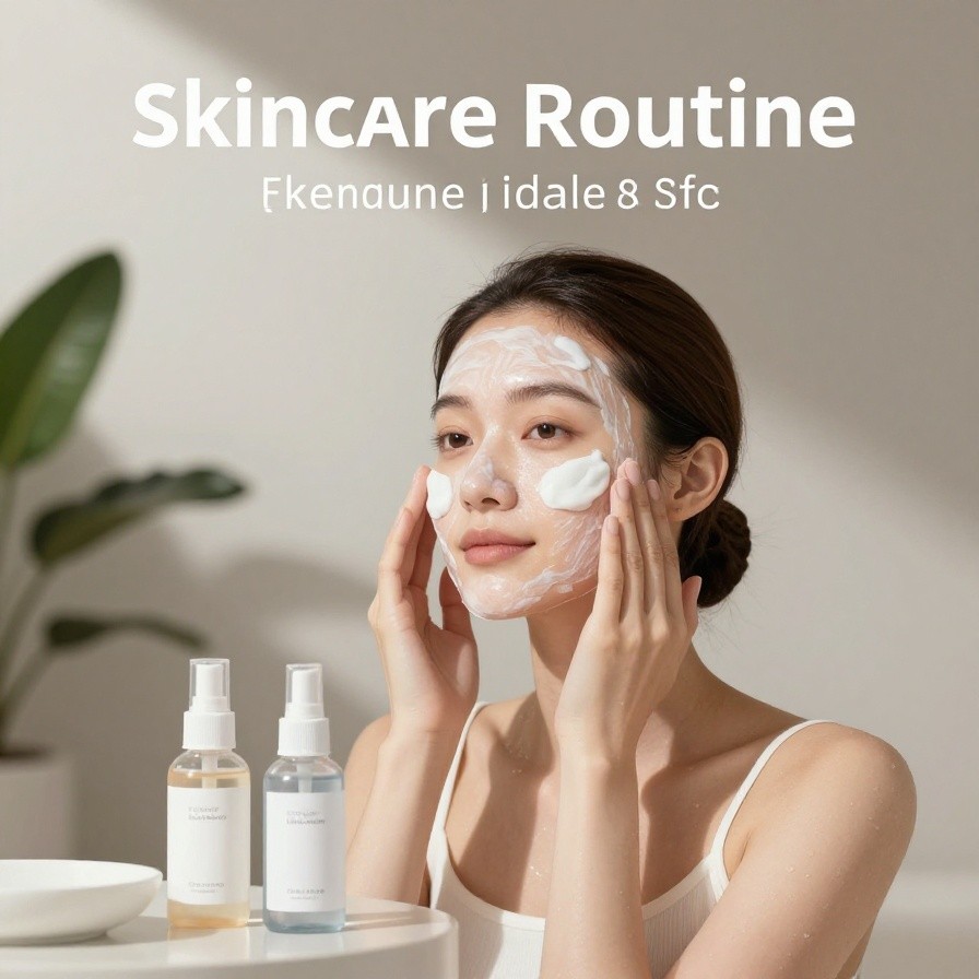 Skincare Routine Shot sample 1