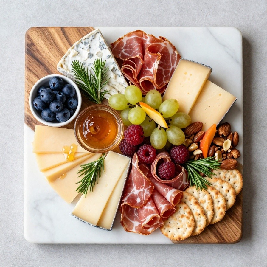 Charcuterie Board Arrangement sample 1