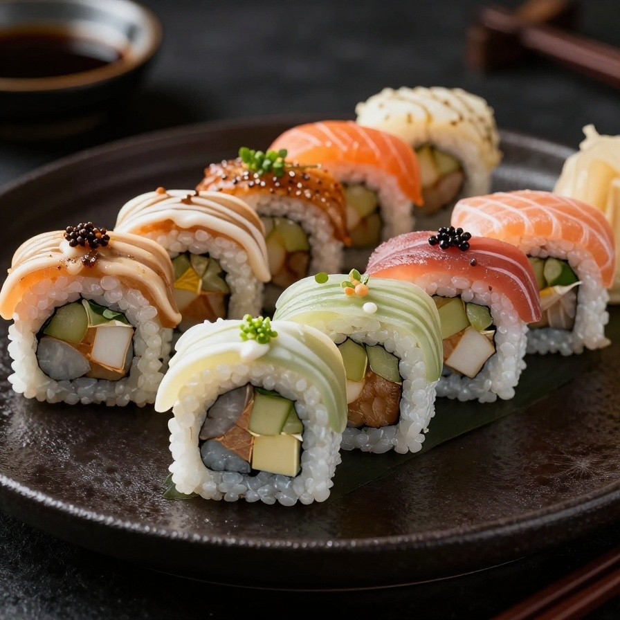 Gourmet Sushi Platter sample 1