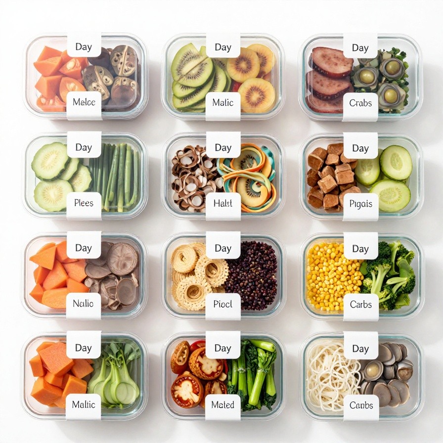 Meal Prep Container Layout sample 1