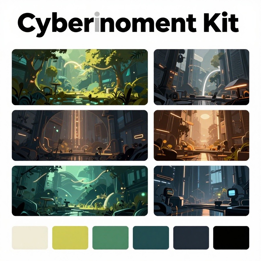 Cyberpunk Environment Kit sample 1
