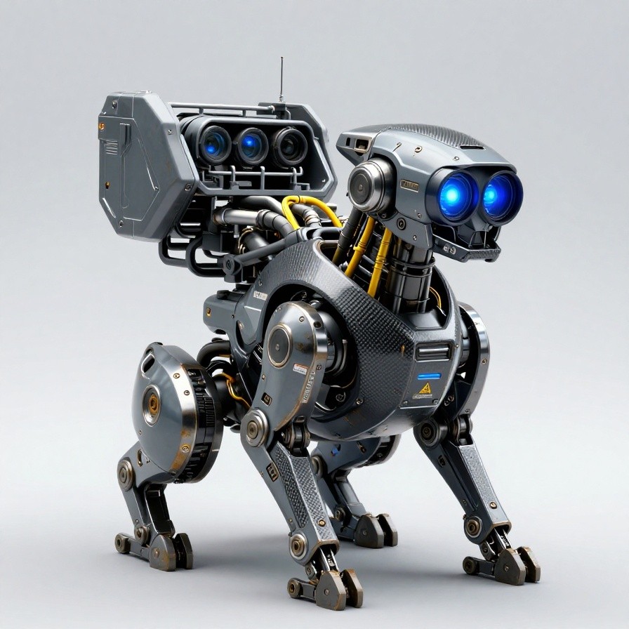 Cyberpunk Robot Dog sample 1