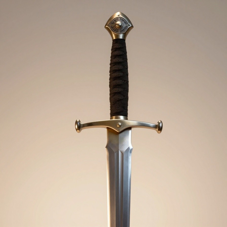 Fantasy Glowing Iron Sword sample 1