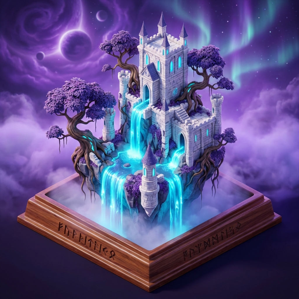 Isometric Fantasy Castle sample 1