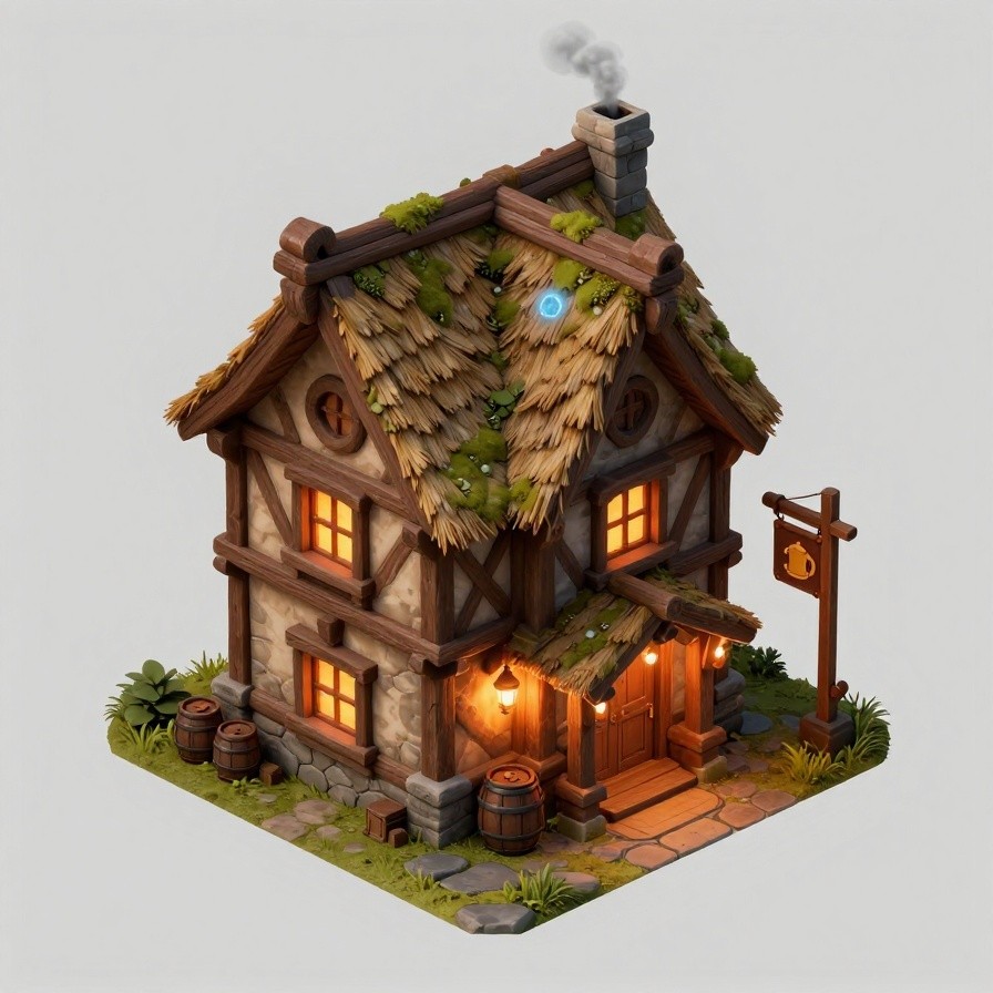 Isometric Fantasy Tavern sample 1