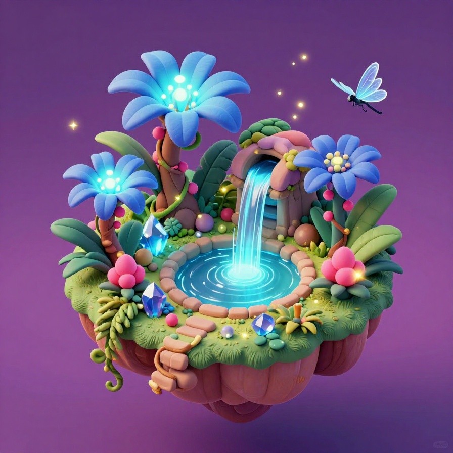 Isometric Magic Garden sample 1