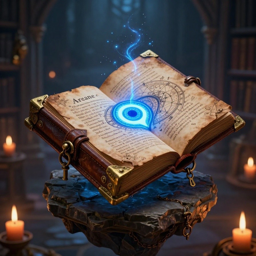 Ancient Magic Spell Book sample 1