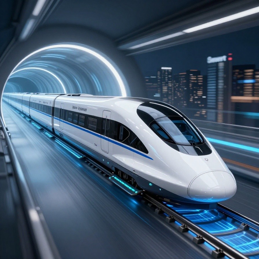 Maglev High-Speed Train sample 1