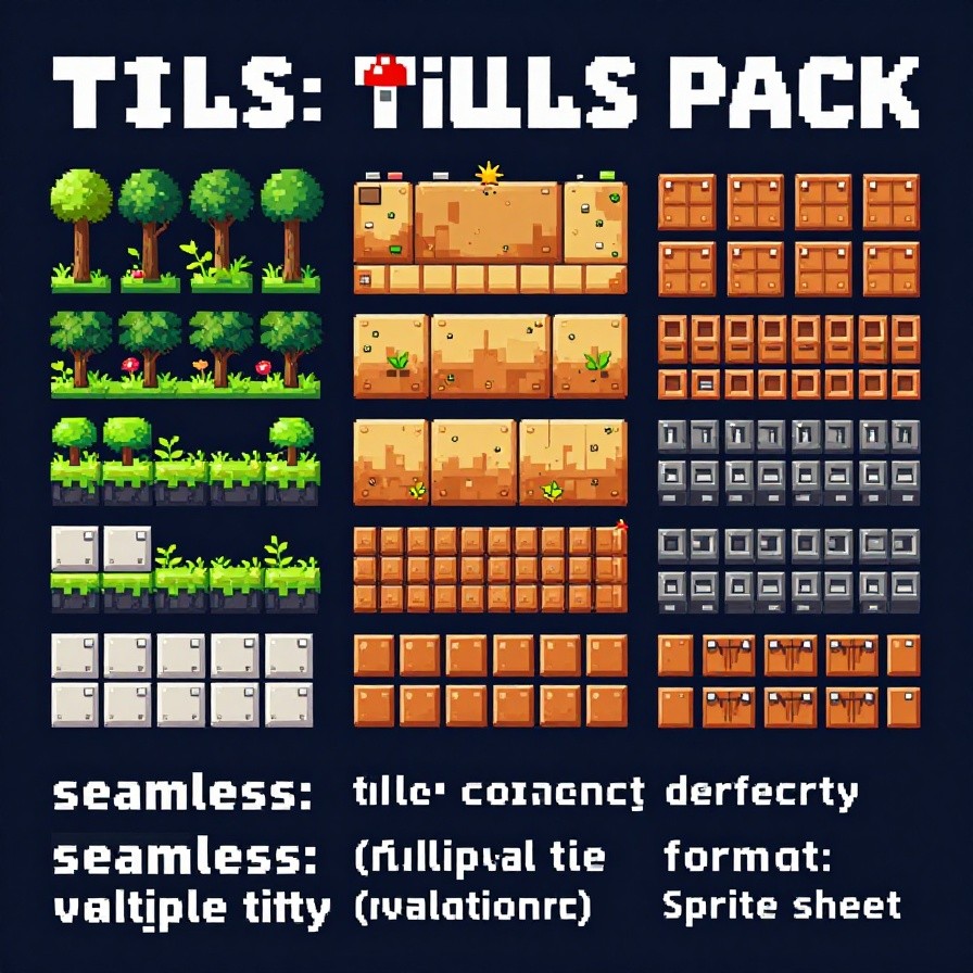 Platformer Game Tileset Pack sample 1
